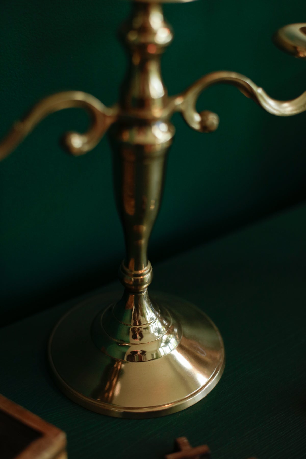 Brass Candelabra 3-Armed Candlestick Holders PreLoved