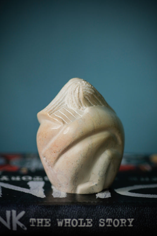 Vintage African Soapstone Sculpture The Hug