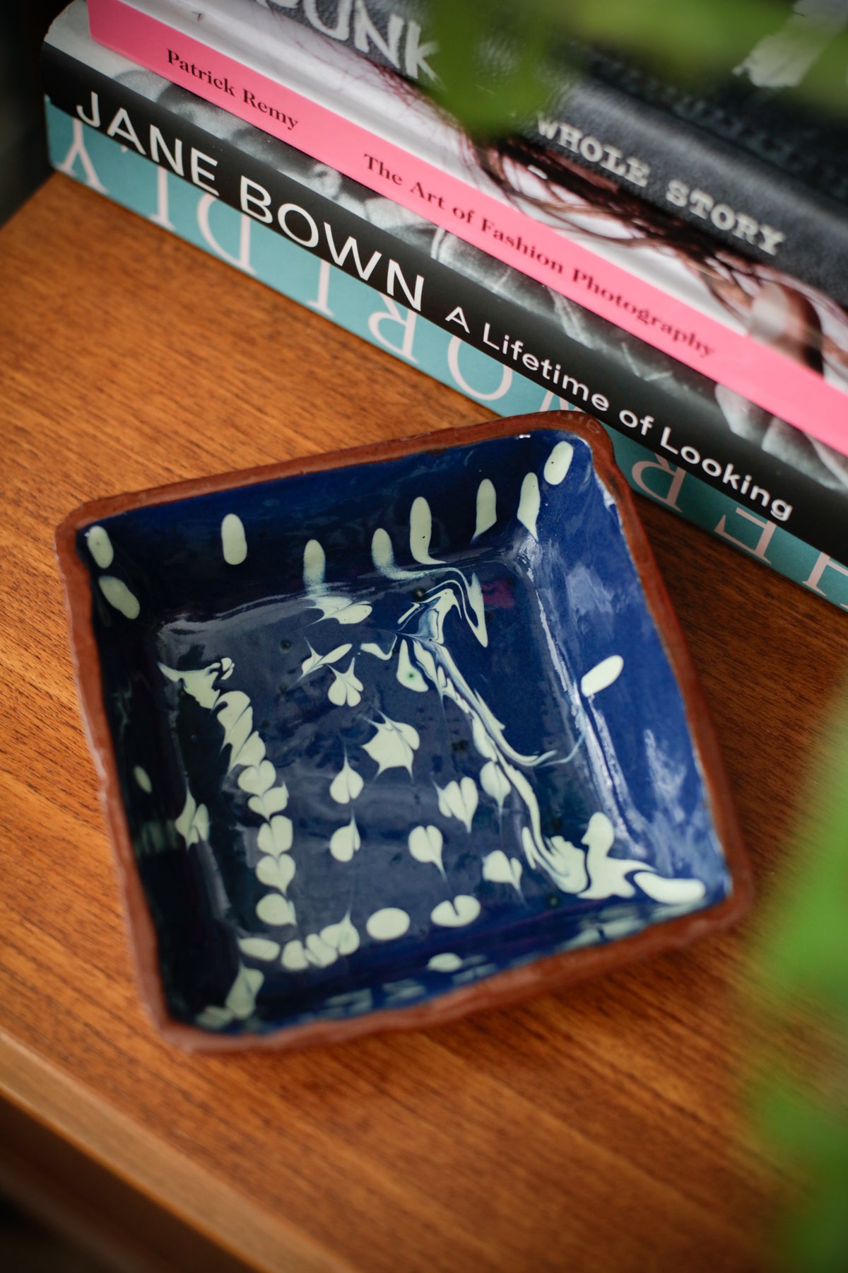 Handmade Studio Pottery Jewellery Bowl / Dish