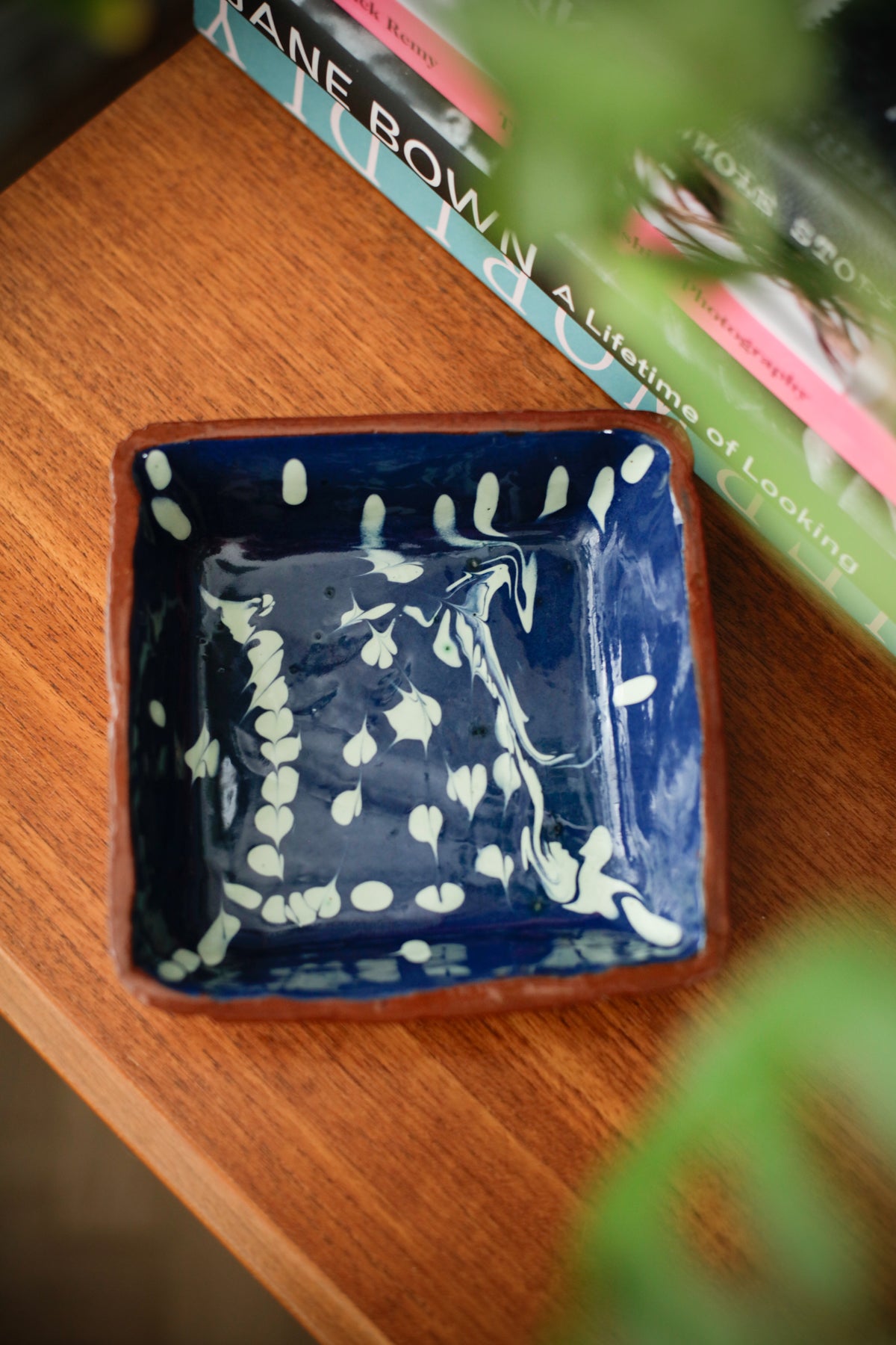 Handmade Studio Pottery Jewellery Bowl / Dish