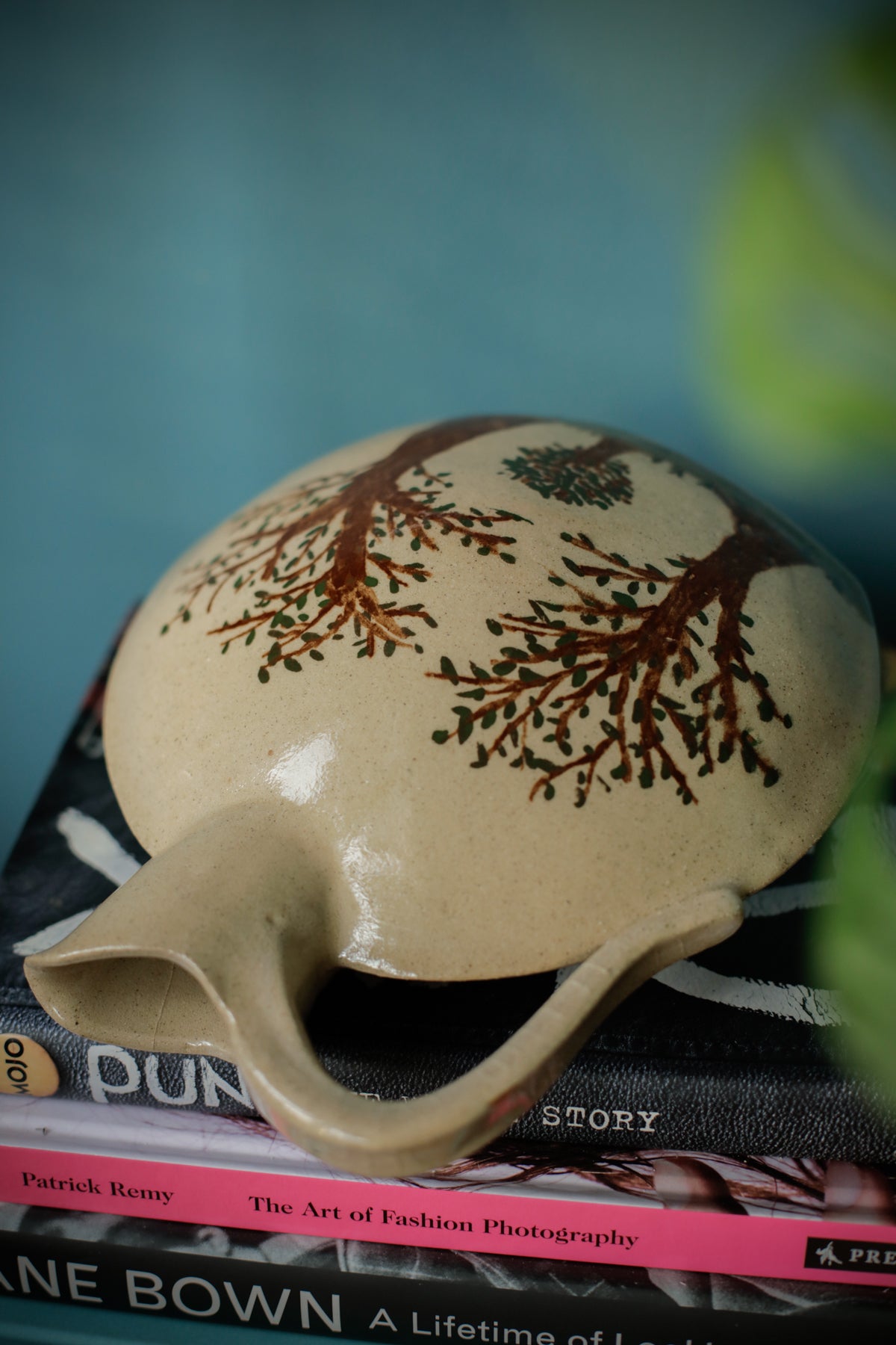 Vintage Pottery Handmade Water Wine Jug Stoneware