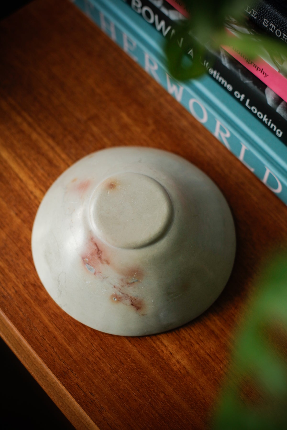 Vintage Kenyan Soapstone Hand Carved Bowl / Jewellery Dish